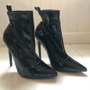 Asos Envision Pointed Sock Boots